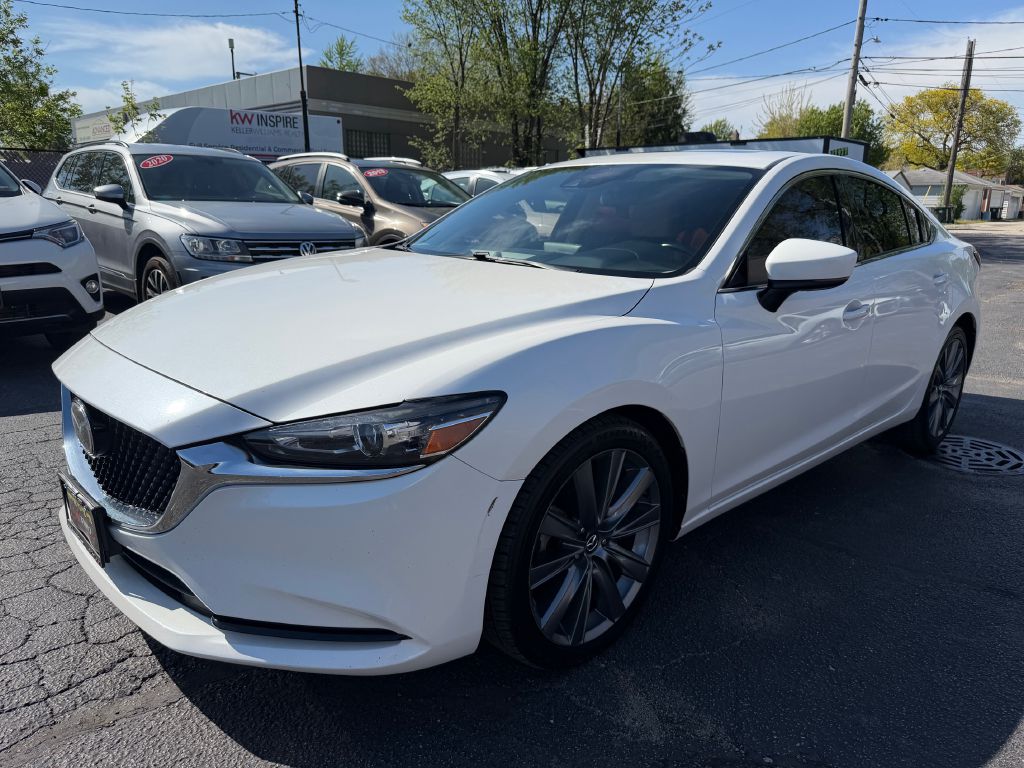 White 2018 Mazda MAZDA6 Touring Sedan FWD Sedan Front-Wheel Drive Automatic