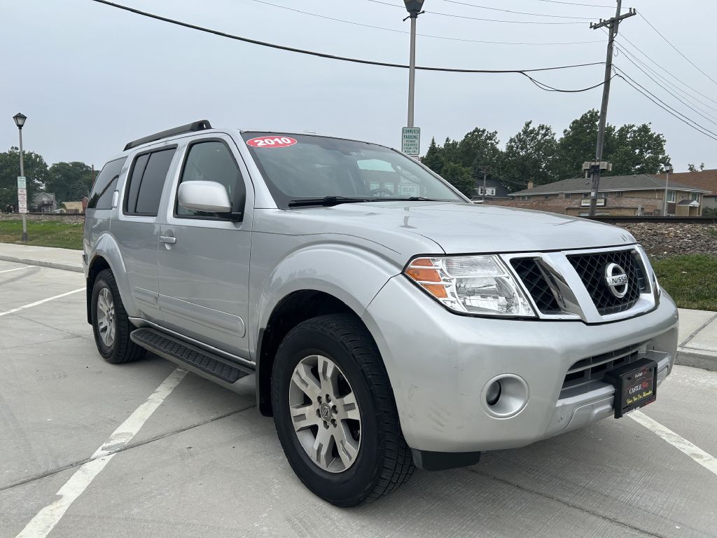 Silver 2010 Nissan Pathfinder SUV / Crossover Four-Wheel Drive Automatic