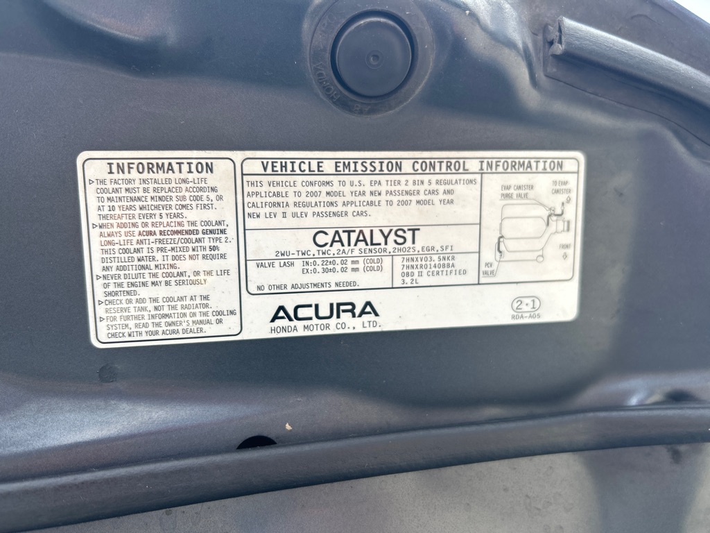 ACURA TL 2007 ACURA TL 19UUA66297A031148