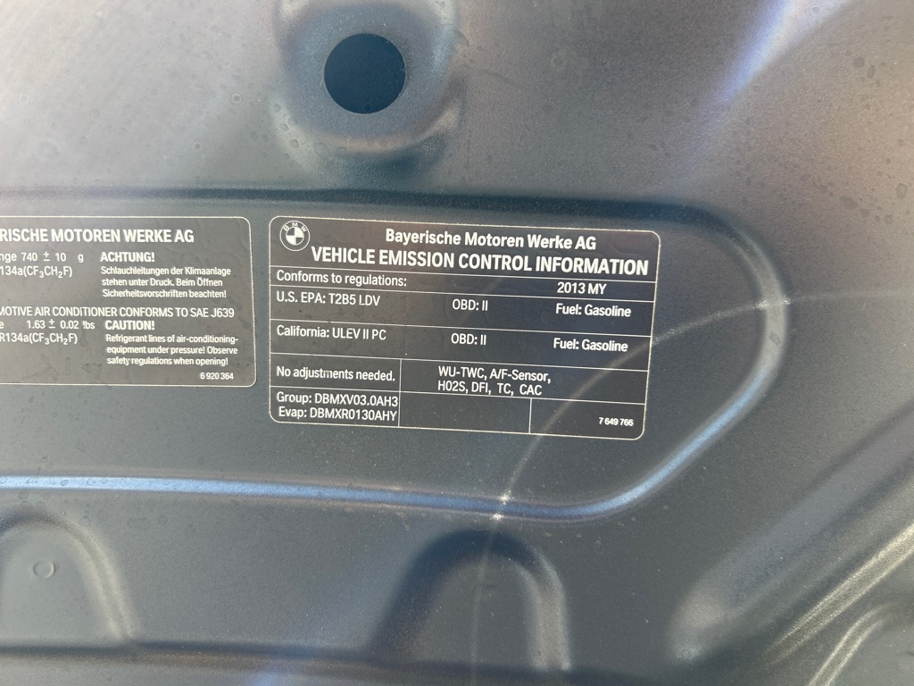 BMW 3 SERIES 2013 BMW 3 SERIES WBA3F9C51DF145085