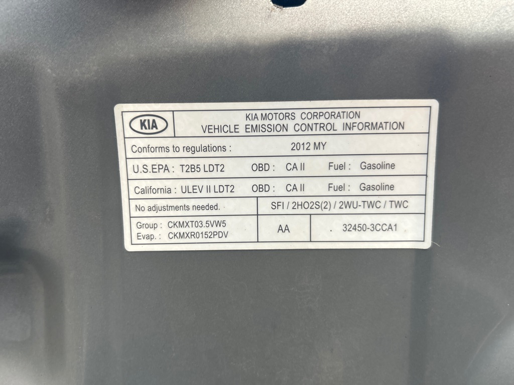 KIA SEDONA 2012 KIA SEDONA KNDMG4C75C6443615