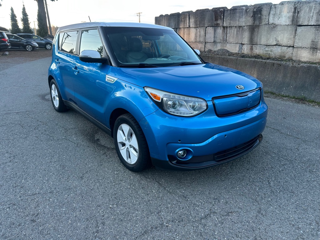 Blue 2015 Kia Soul EV Wagon Continuously Variable Transmission