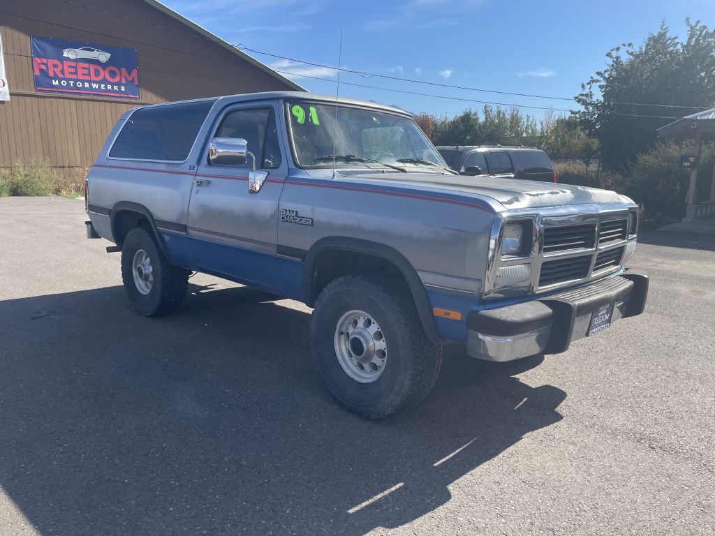 1991 DODGE RAMCHARGER