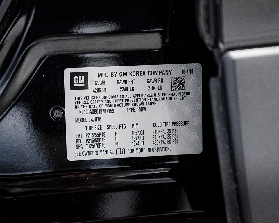 BUICK ENCORE 2018 BUICK ENCORE KL4CJASB0JB707159