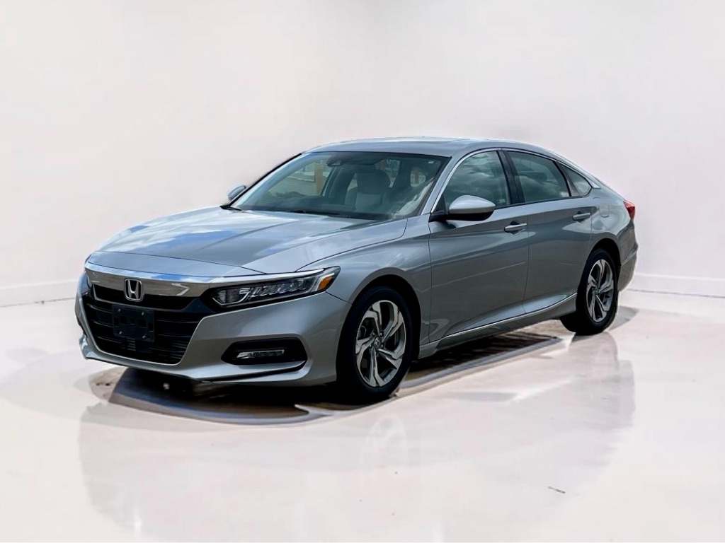 Silver 2019 Honda Accord Sedan Front-Wheel Drive Continuously Variable Transmission